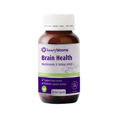 Henry Blooms Brain Health (Mushrooms & Ginkgo 6000) 40c